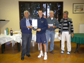 Premiazione Finale TC Tuscono 2010 alessandro militto